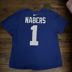 Nike Royal Blue Jersey with White Accents - Jersey T-Shirt “Nabers”